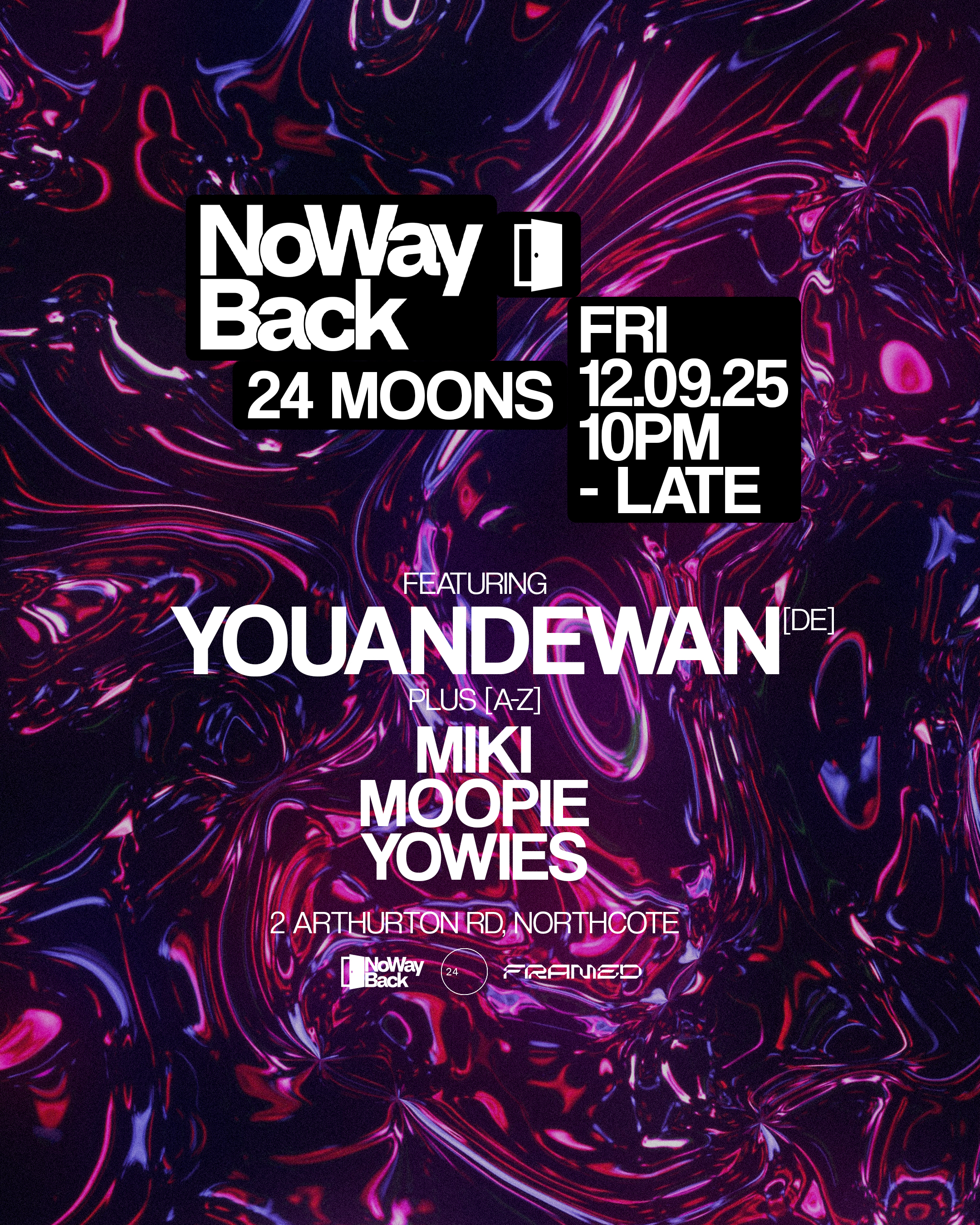 No Way Back presents Youandewan (DE)